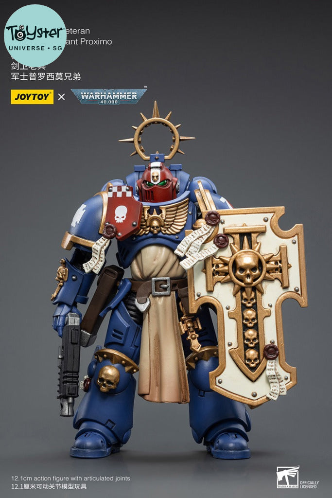 Joytoy Warhammer 40K Ultramarines Bladeguard Veteran Brother Sergeant Proximo Jt2337 Warhammer