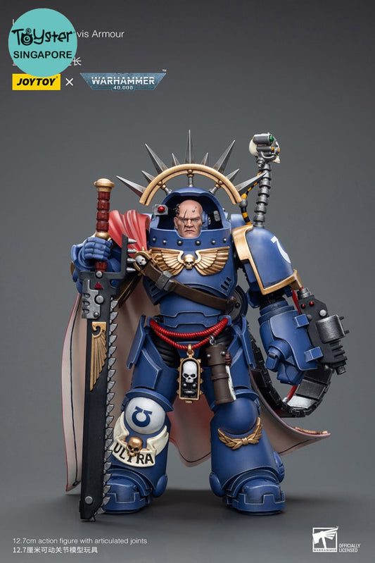 Joytoy Warhammer 40K Ultramarines Captain In Gravis Armour Jt7745 Warhammer