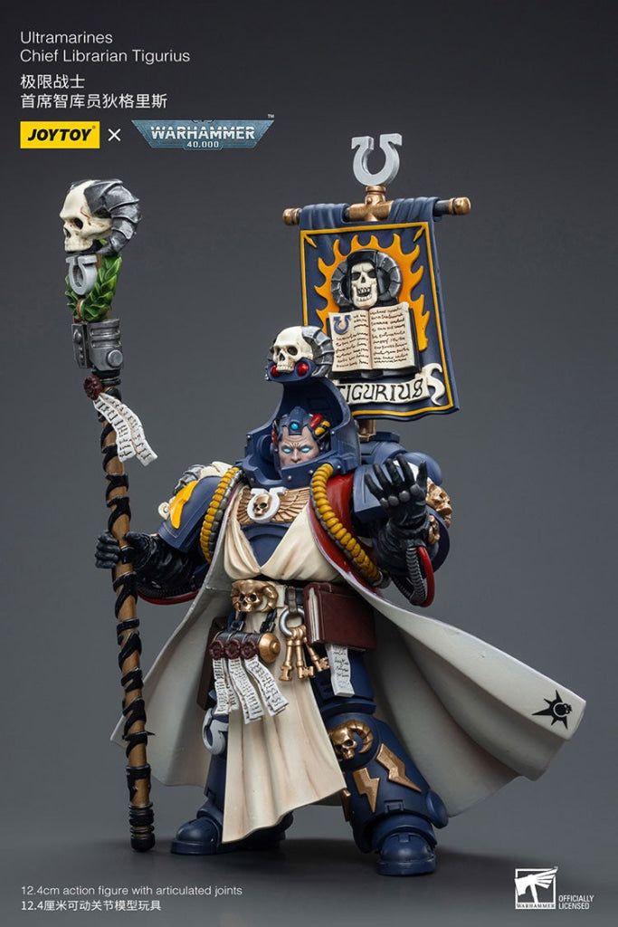 Joytoy Warhammer 40K Ultramarines Chief Librarian Tigurius Warhammer