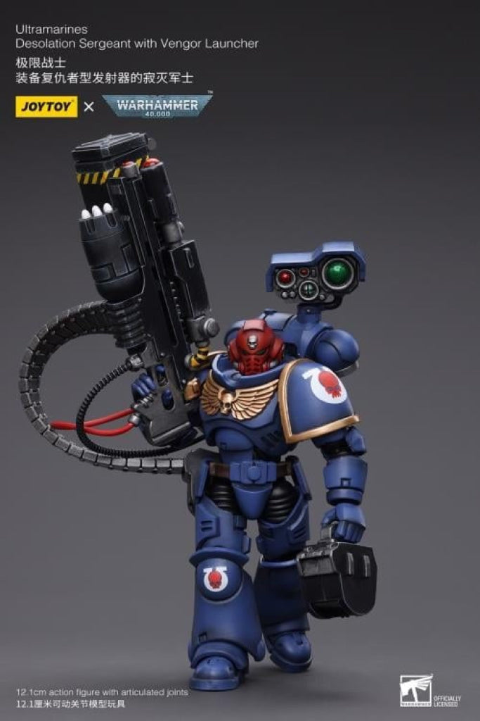 Joytoy Warhammer 40K Ultramarines Desolation Sergeant With Vengor Launcher Jt8803 Warhammer