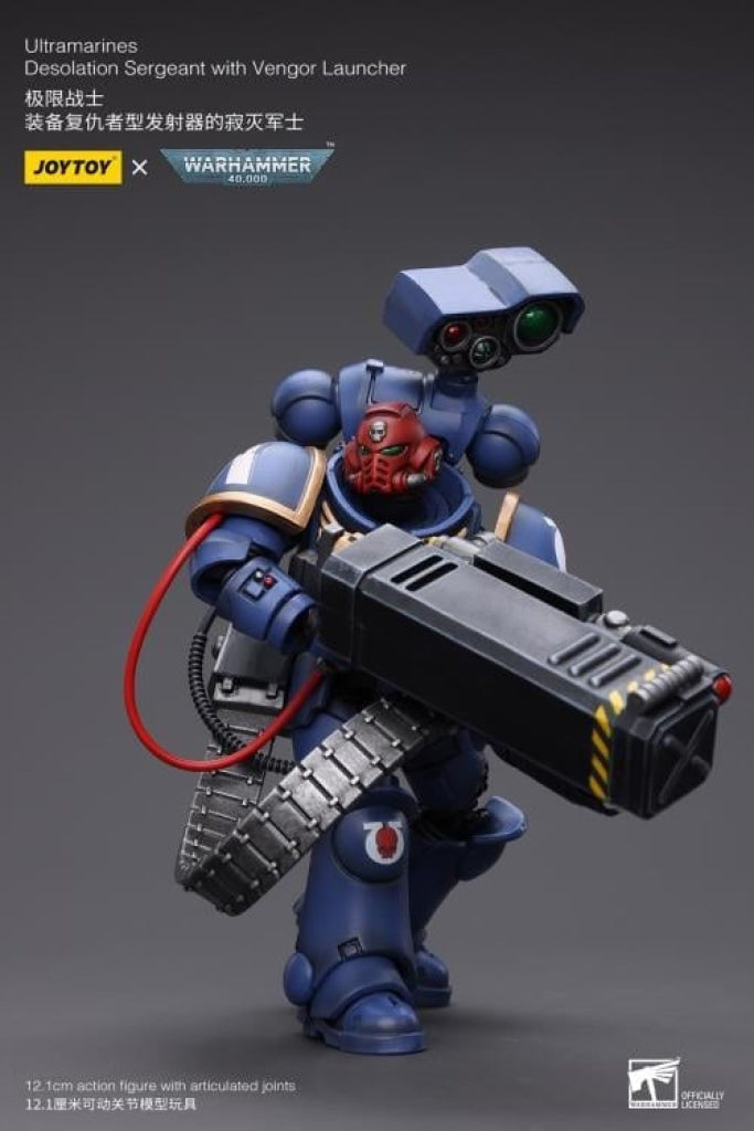 Joytoy Warhammer 40K Ultramarines Desolation Sergeant With Vengor Launcher Jt8803 Warhammer