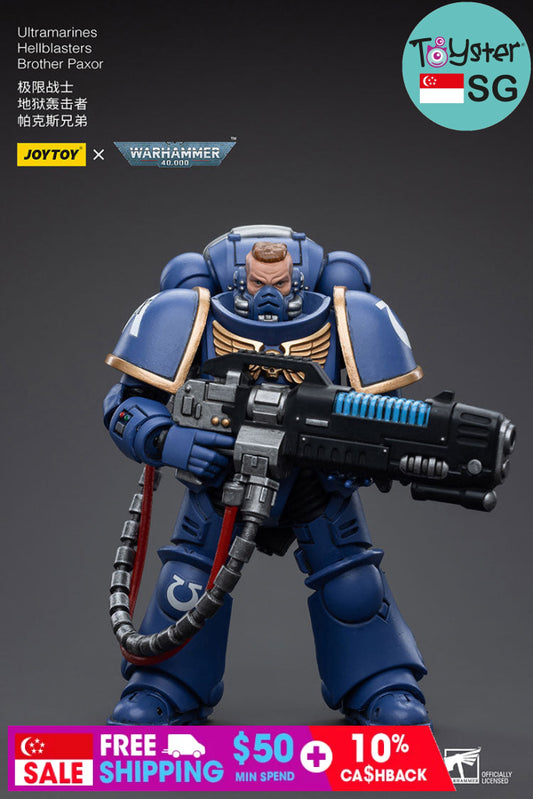 Joytoy Warhammer 40K Ultramarines Hellblasters Brother Paxor Warhammer