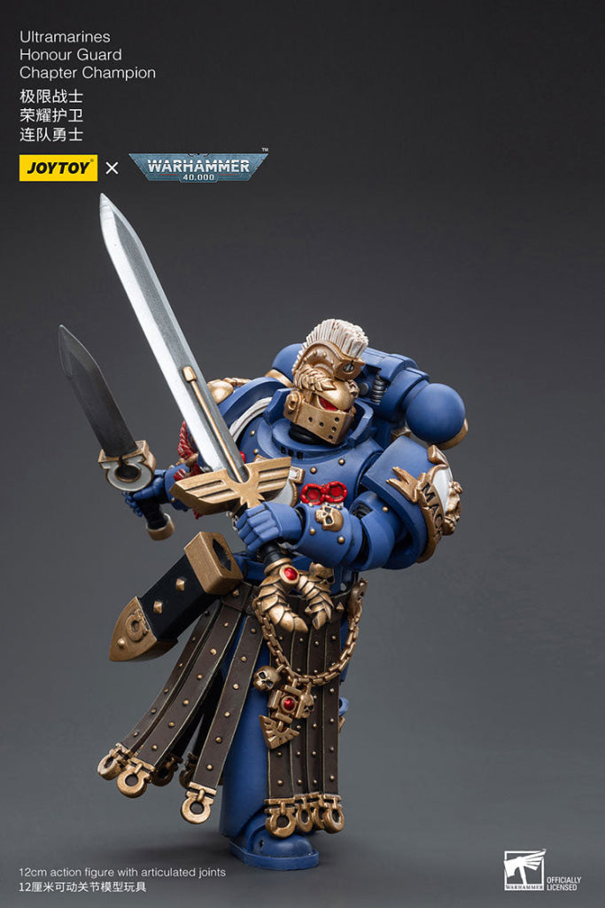 Joytoy Warhammer 40K Ultramarines Honour Guard Chapter Champion Warhammer