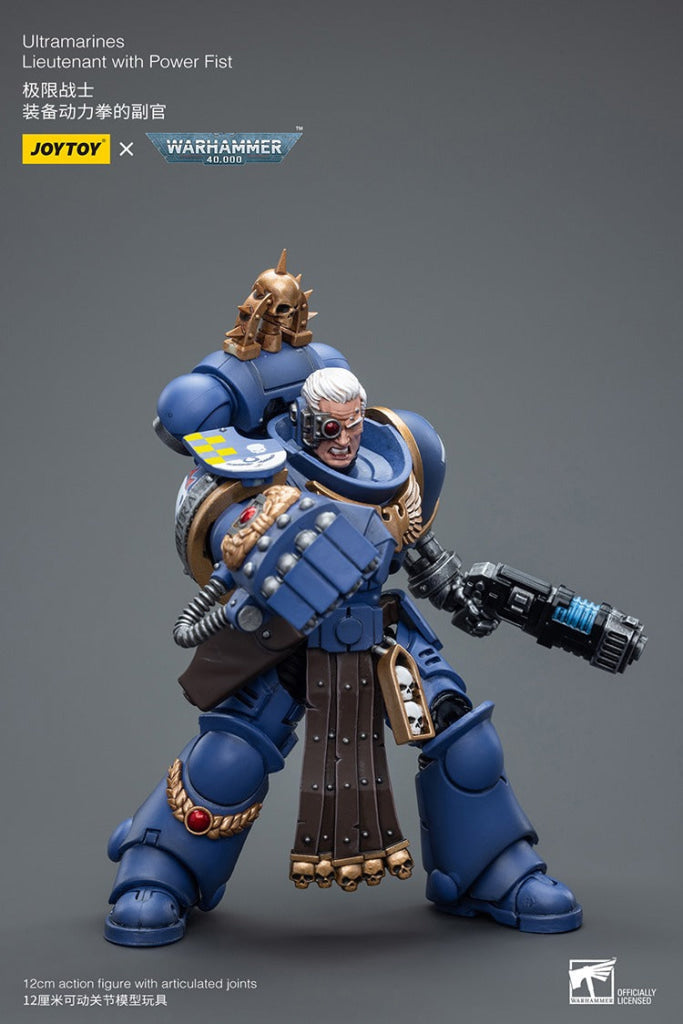 Joytoy Warhammer 40K Ultramarines Lieutenant With Power Fist Jt7677 Warhammer