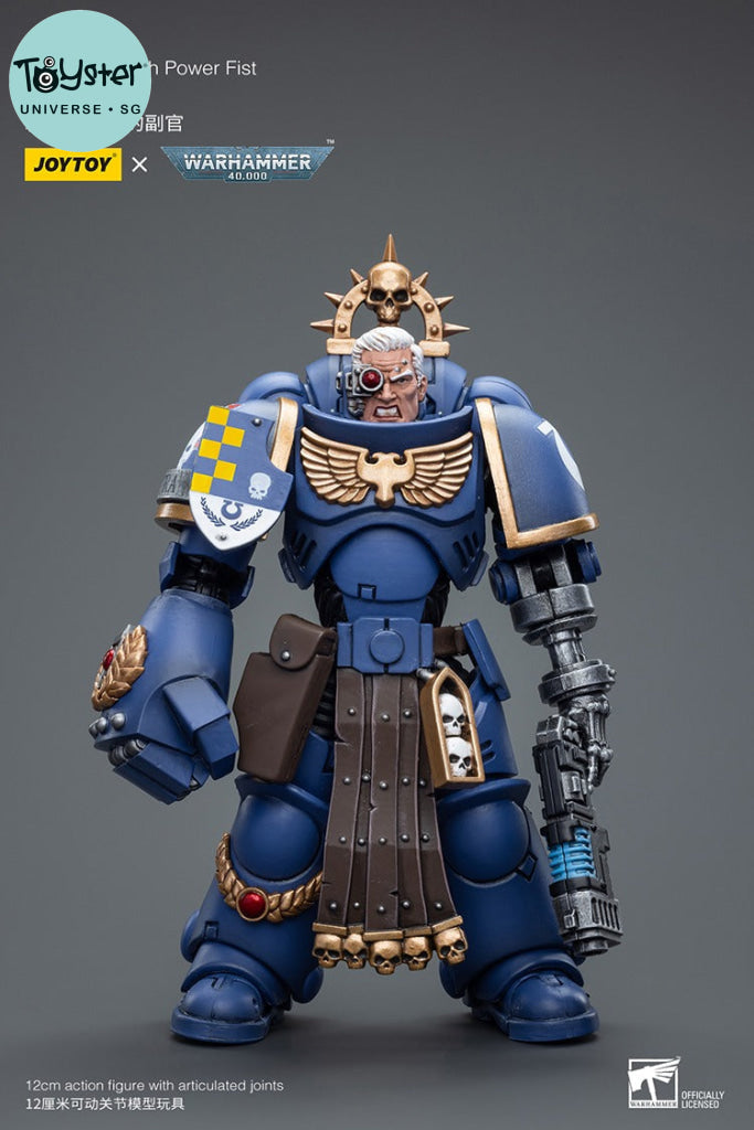 Joytoy Warhammer 40K Ultramarines Lieutenant With Power Fist Jt7677 Warhammer