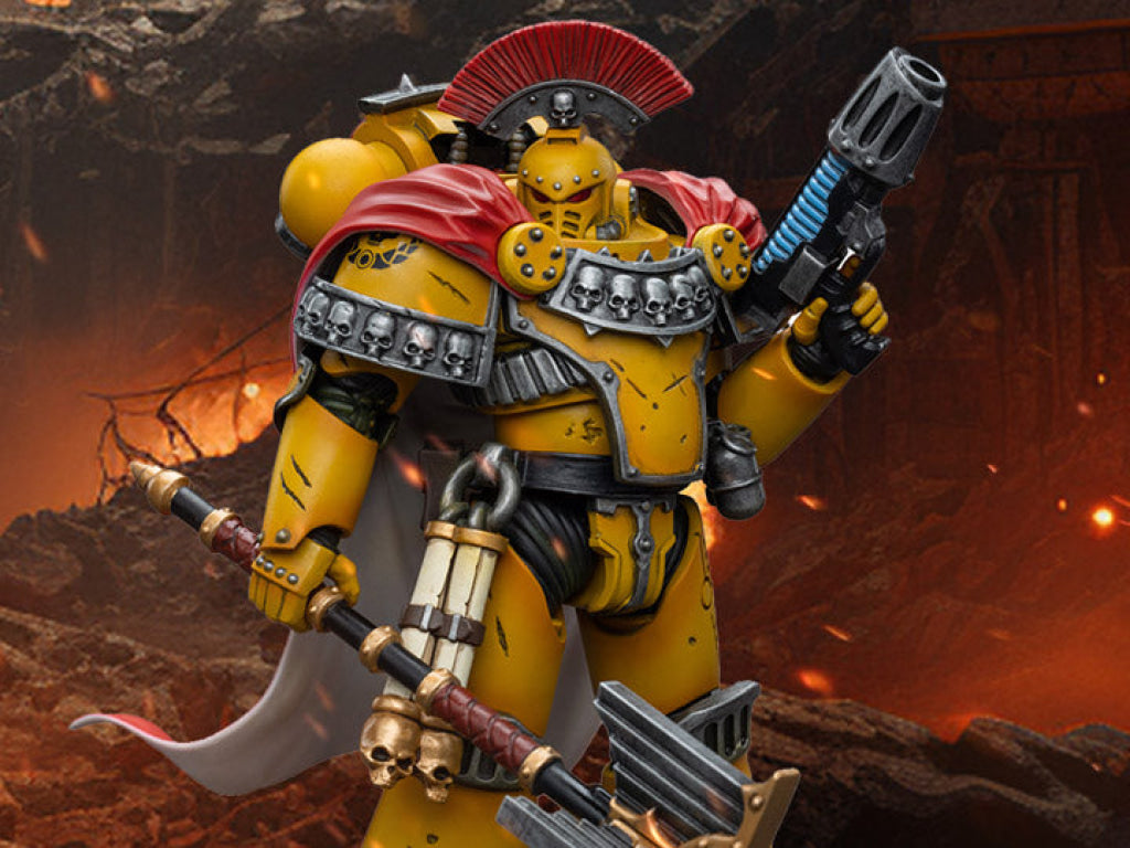 Joytoy Warhammer Imperial Fists Legion Chaplain Consul Jt9039 Warhammer 40K