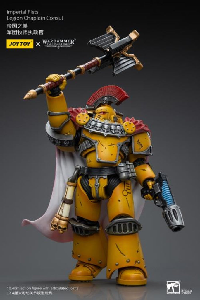 Joytoy Warhammer Imperial Fists Legion Chaplain Consul Jt9039 Warhammer 40K