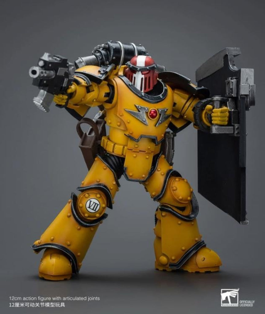 Joytoy Warhammer Imperial Fists Legion Mkiii Breacher Squad Sergeant With Thunder Hammer Jt9107