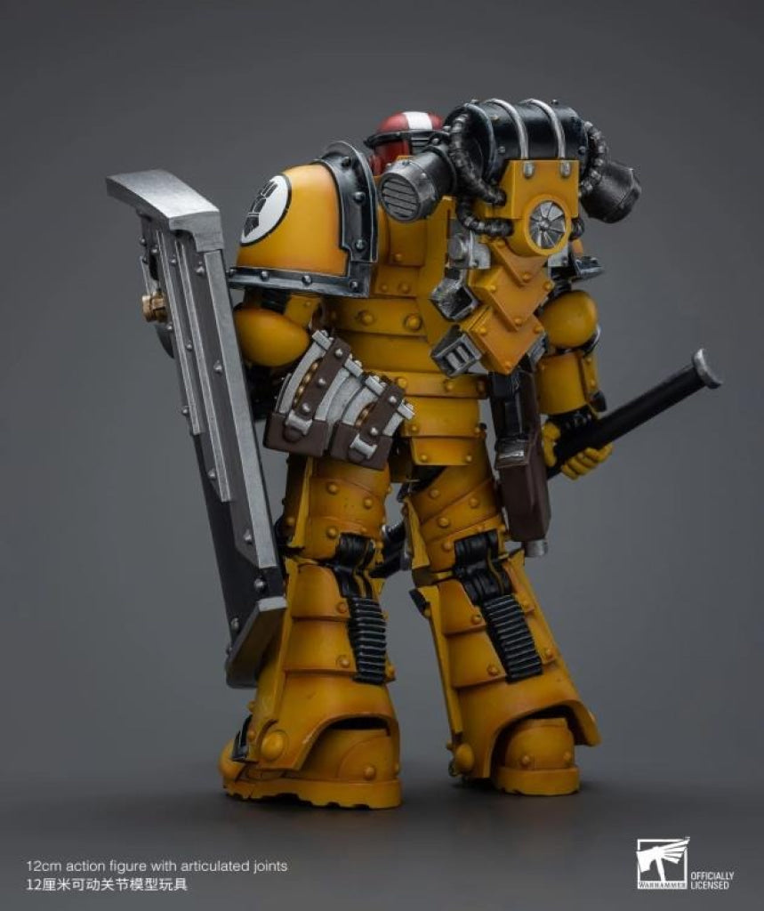 Joytoy Warhammer Imperial Fists Legion Mkiii Breacher Squad Sergeant With Thunder Hammer Jt9107
