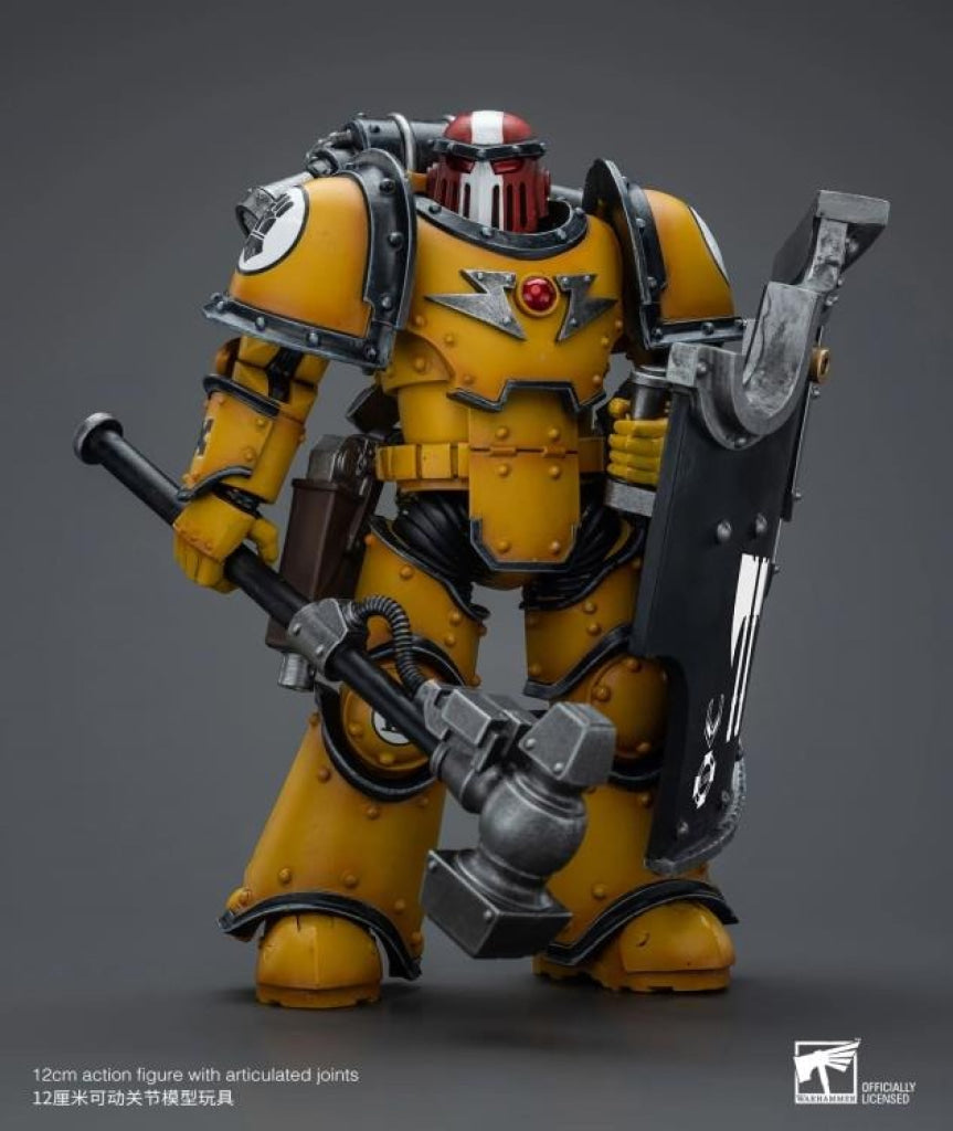 Joytoy Warhammer Imperial Fists Legion Mkiii Breacher Squad Sergeant With Thunder Hammer Jt9107