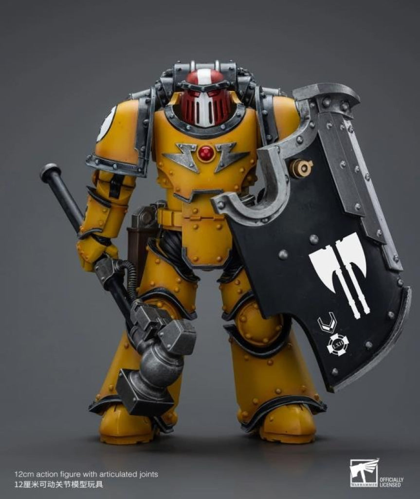 Joytoy Warhammer Imperial Fists Legion Mkiii Breacher Squad Sergeant With Thunder Hammer Jt9107