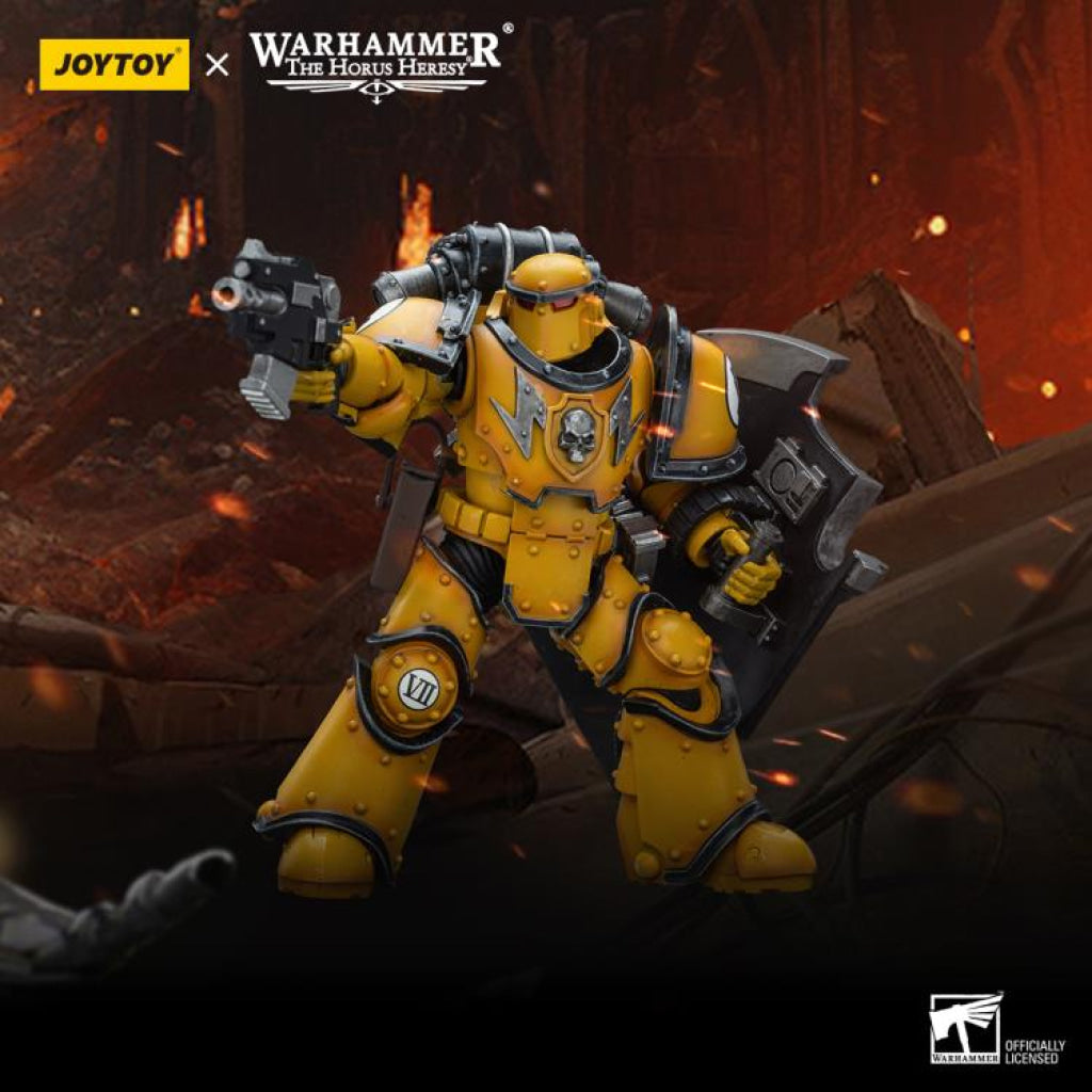 Joytoy Warhammer Imperial Fists Legion Mkiii Breacher Squad With Graviton Gun Jt9114 Warhammer 40K