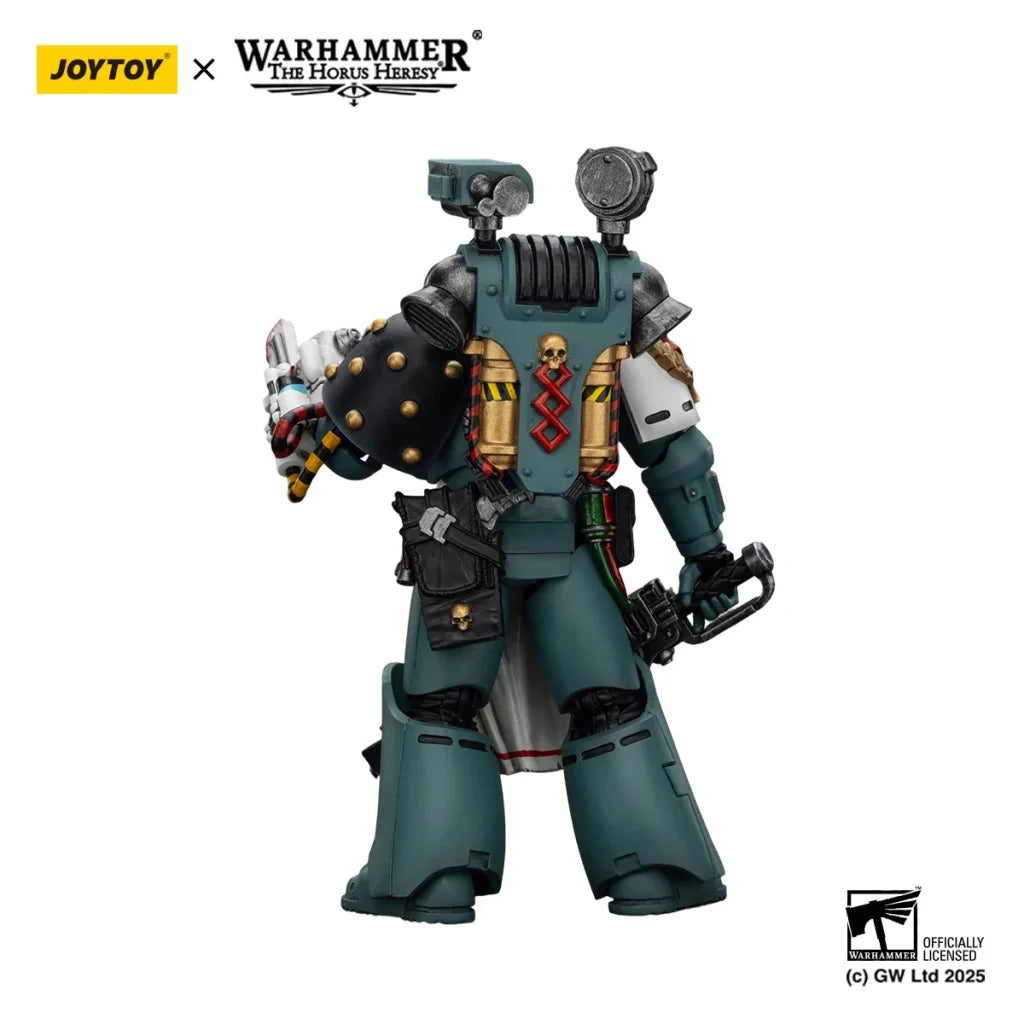 JOYTOY Warhammer The Horus Heresy 1/18 Action Figures Sons of Horus Legion Cataphractii Praetor with Combi-Melta and
