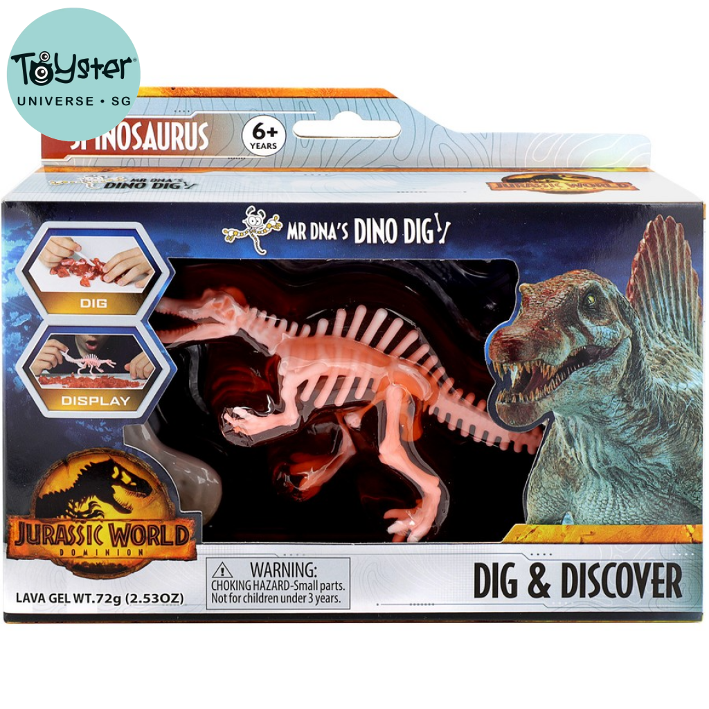 Jurassic World Mr Dnas Mini Dinosaur Dig - Spinosaurus