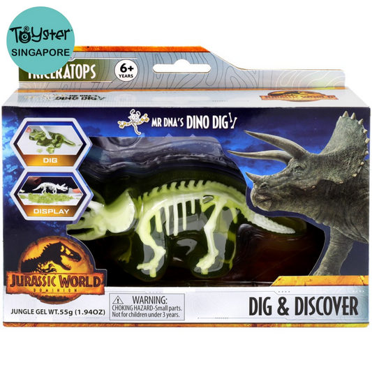 Jurassic World Mr Dnas Mini Dinosaur Dig - Triceratops Clash