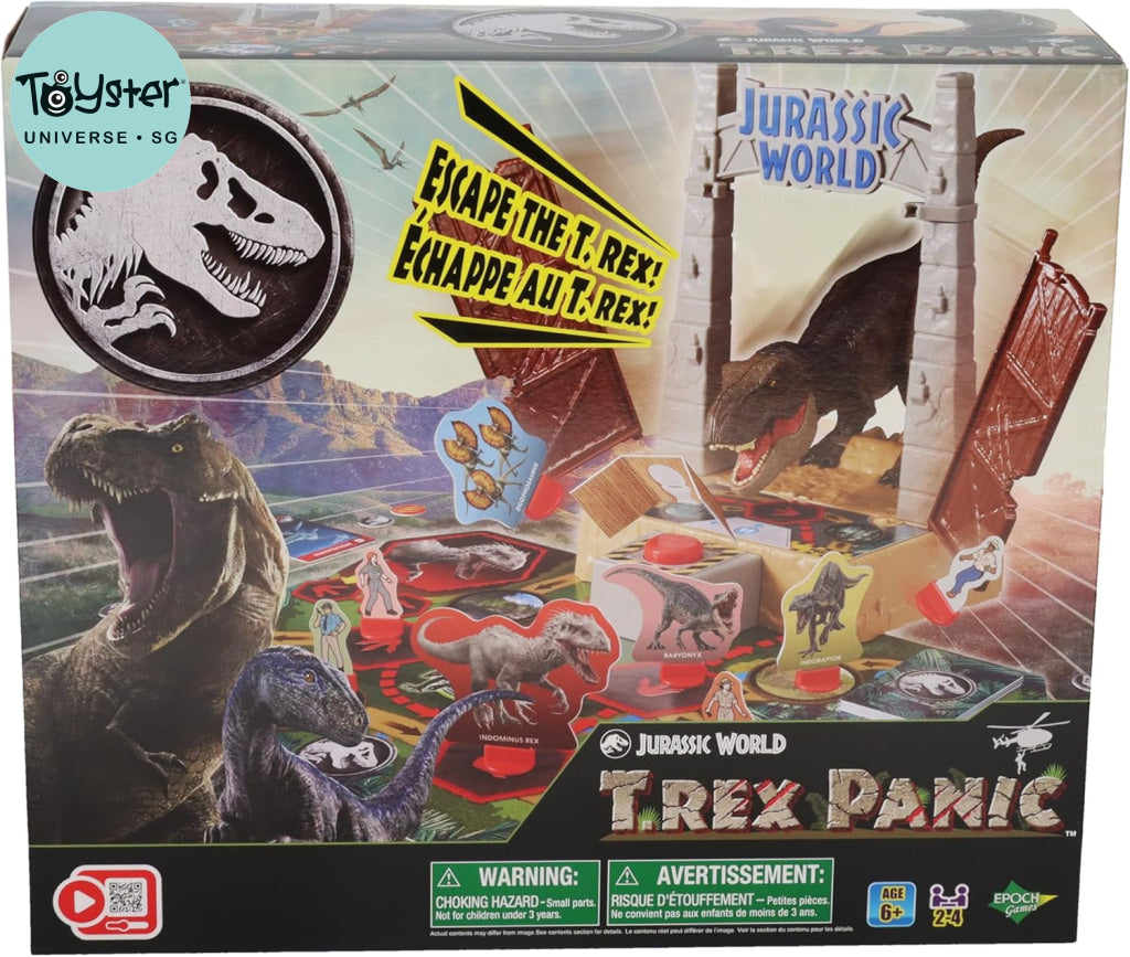 Jurassic World T. Rex Panic - Action-Packed Tabletop Dinosaur Game