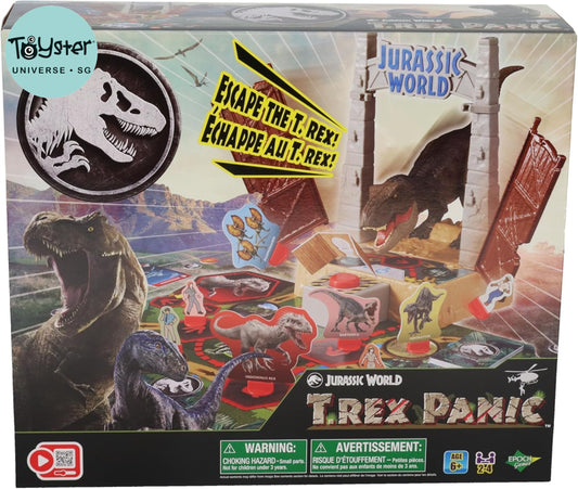 Jurassic World T. Rex Panic - Action-Packed Tabletop Dinosaur Game