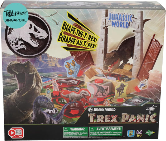 Jurassic World T. Rex Panic - Action-Packed Tabletop Dinosaur Game