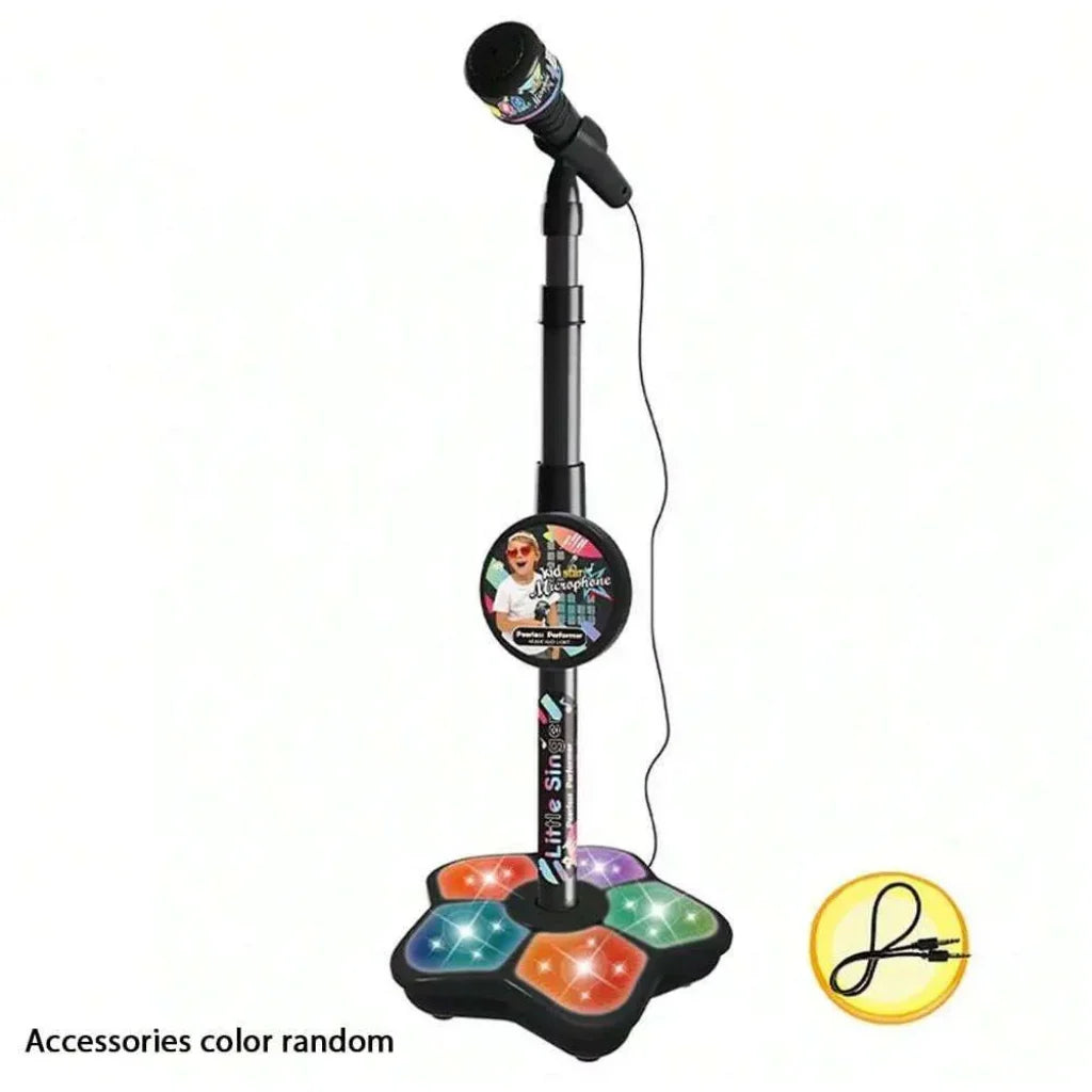 Karaoke Machine Microphone Stand - black