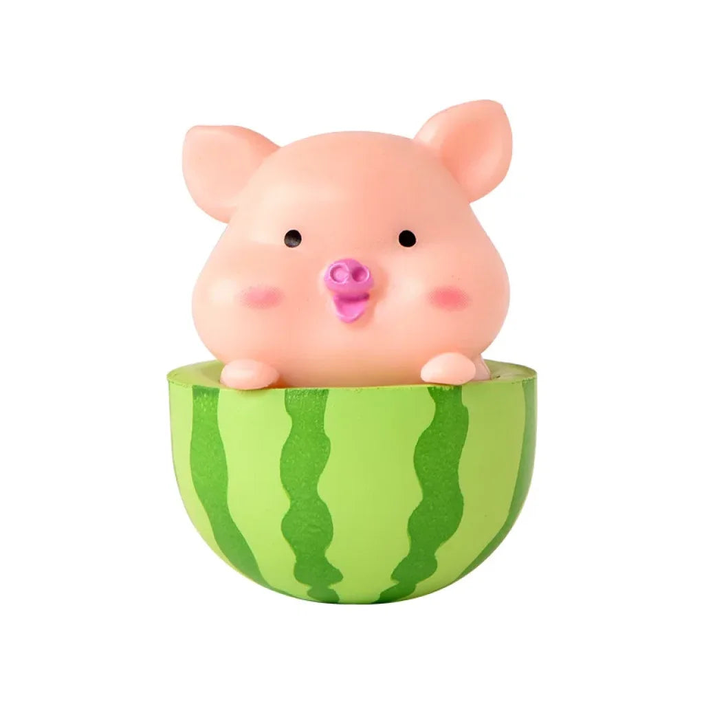 Kawaii Pig Resin Diy Home Decoration Figurines