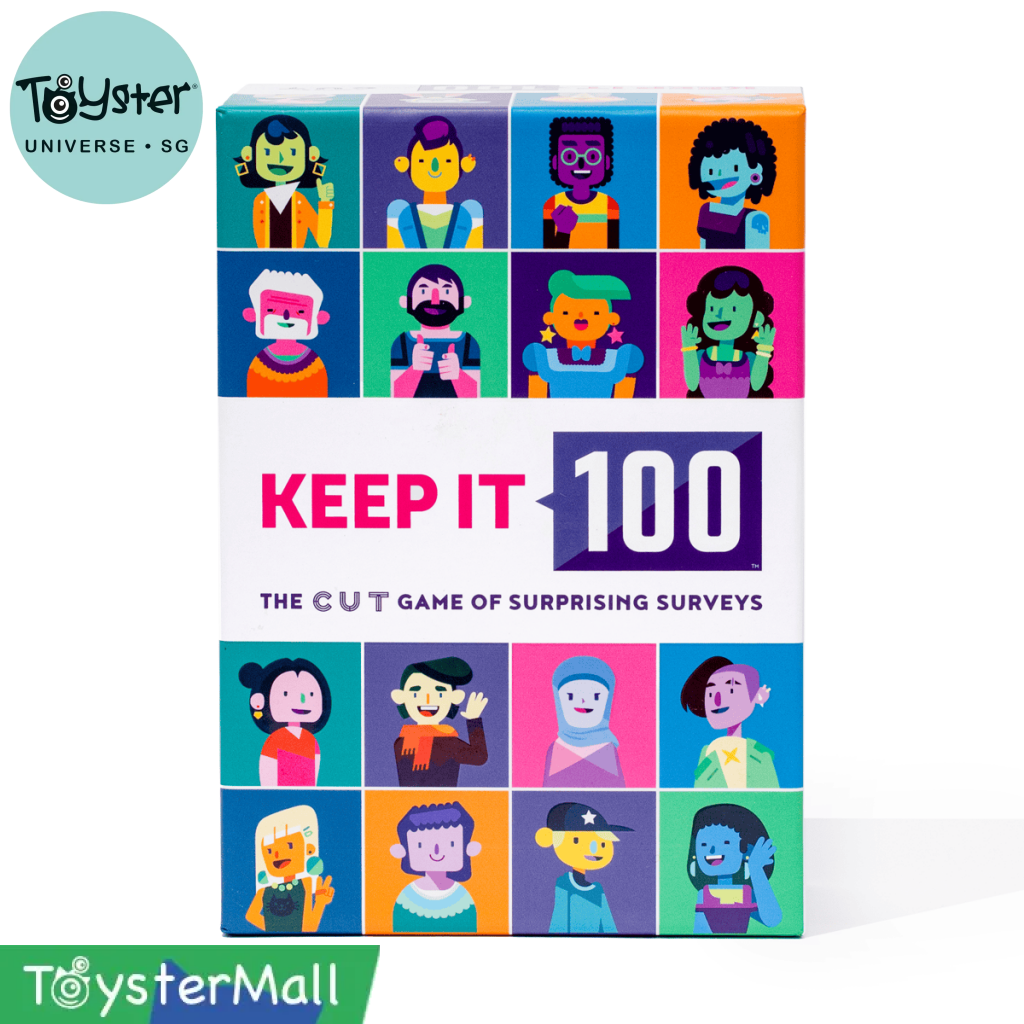 Keep it 100: The Card Game | Surprising Surveys Prediction Game - Card Games