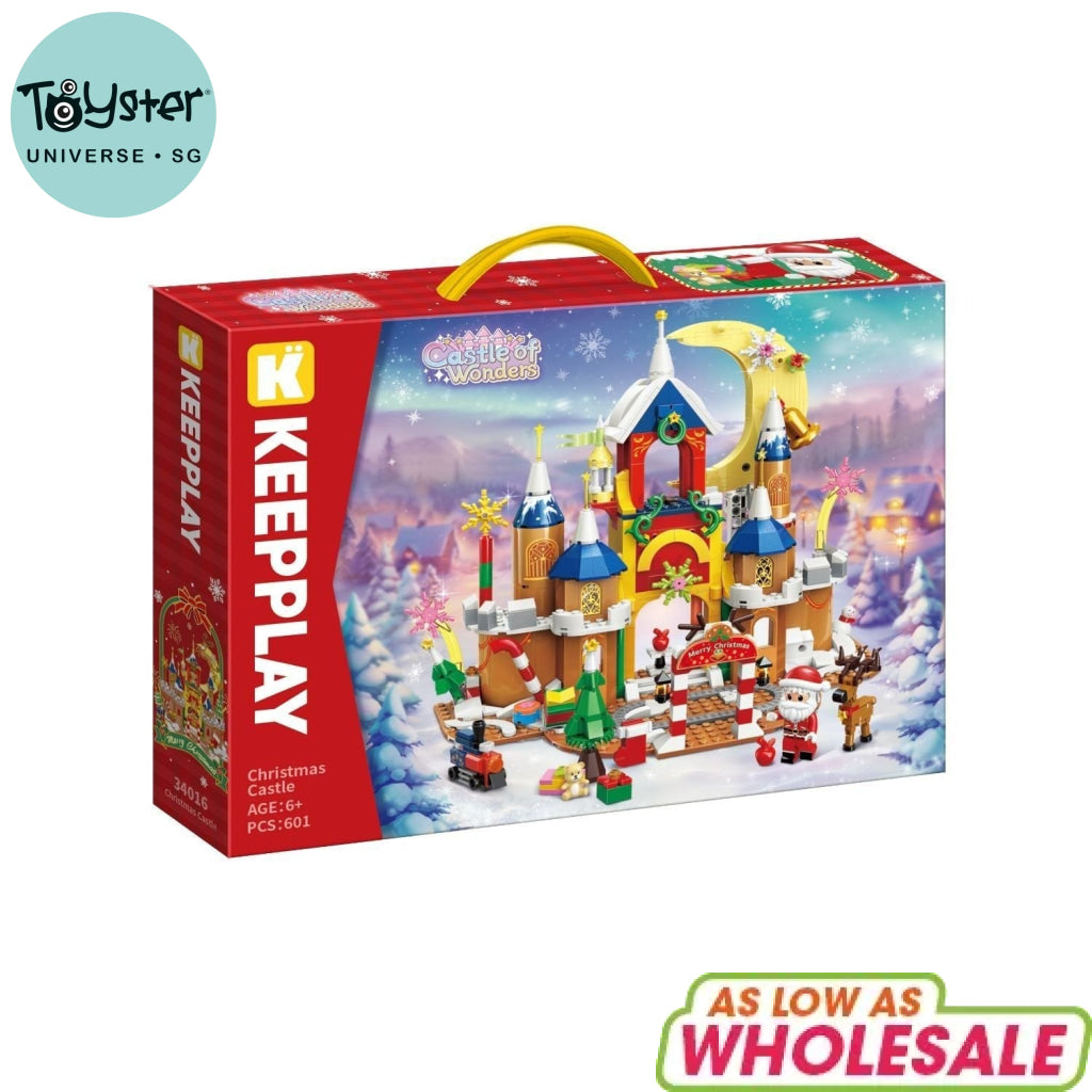 Keepplay Blocks Christmas Castle Hello Kitty