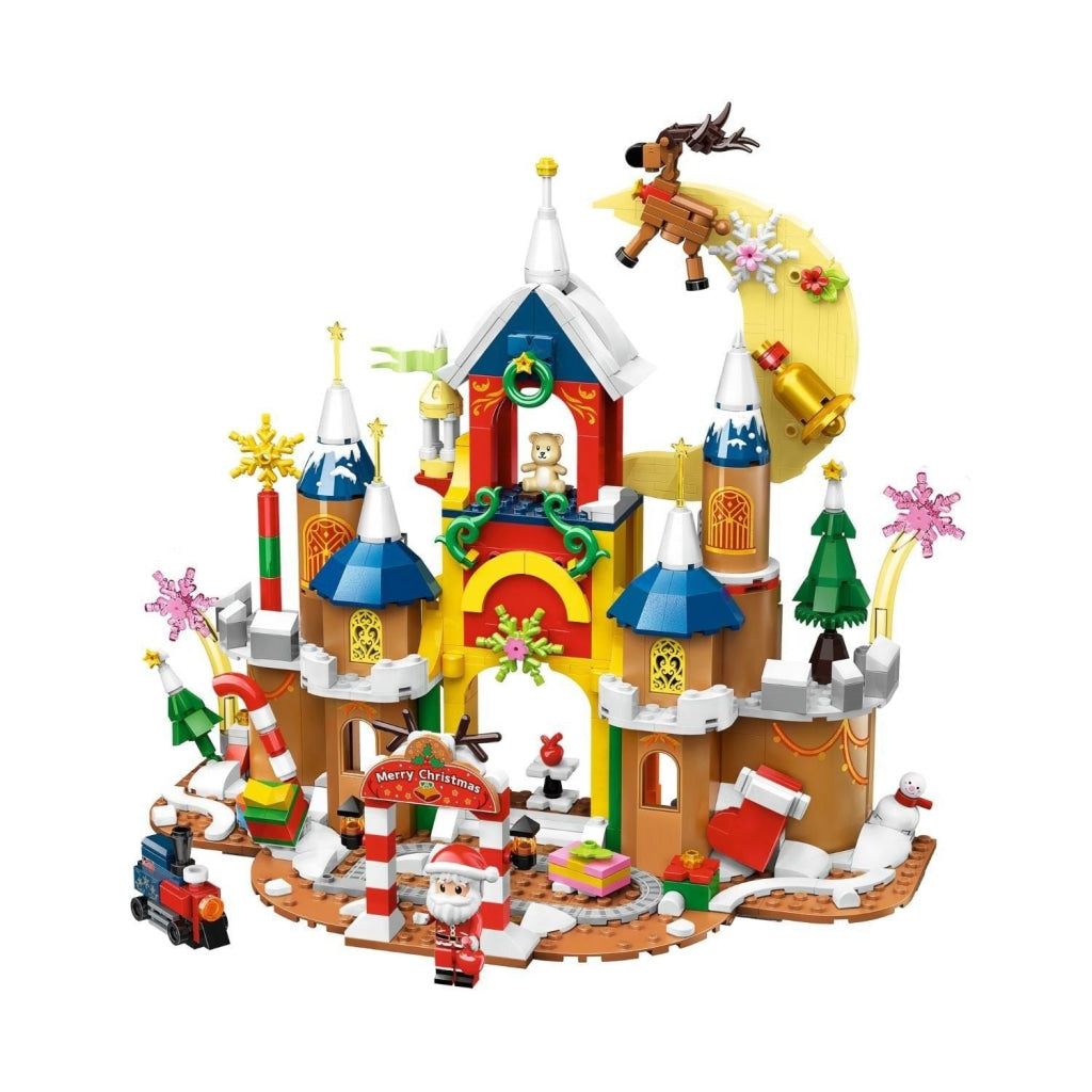 Keepplay Blocks Christmas Castle Hello Kitty