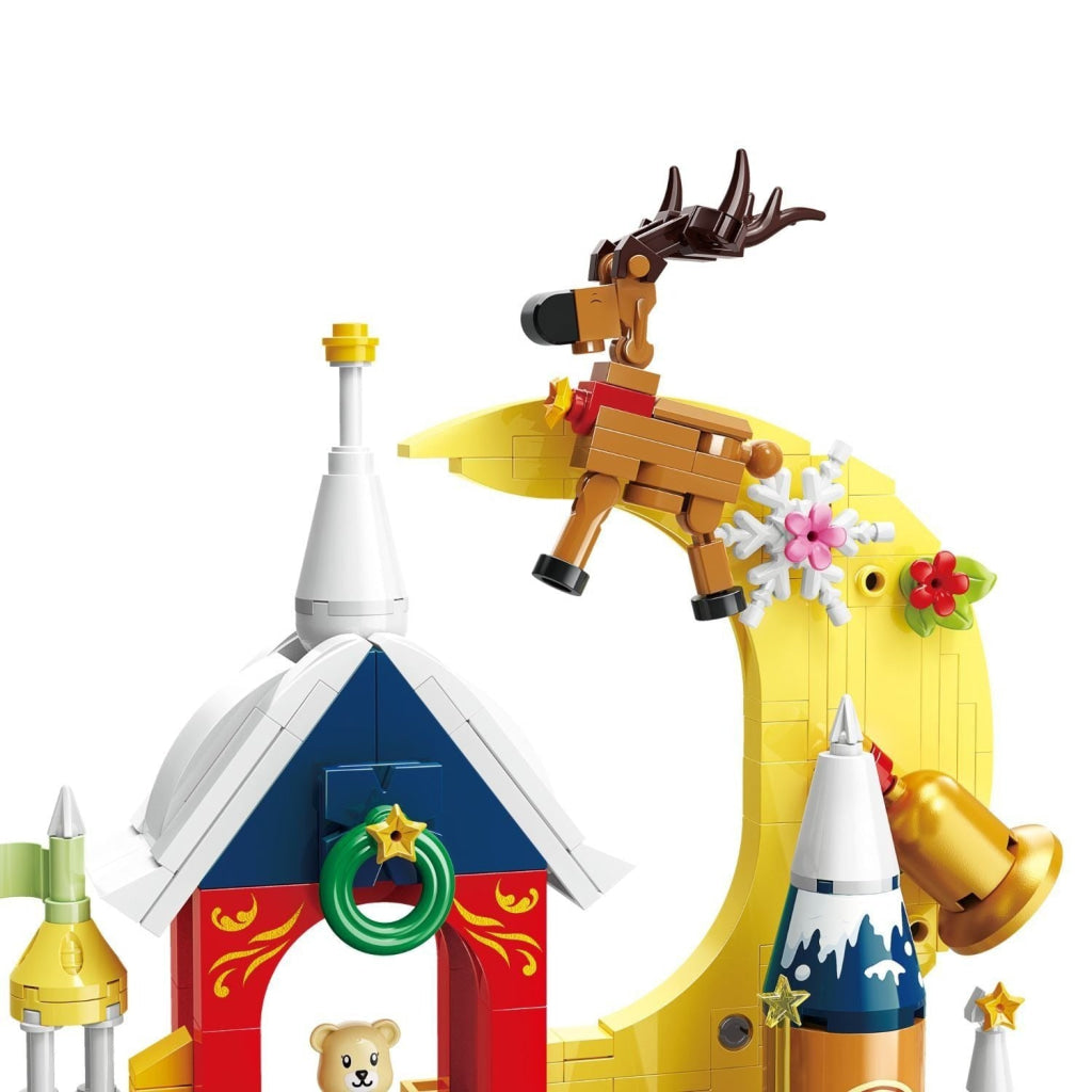 Keepplay Blocks Christmas Castle Hello Kitty