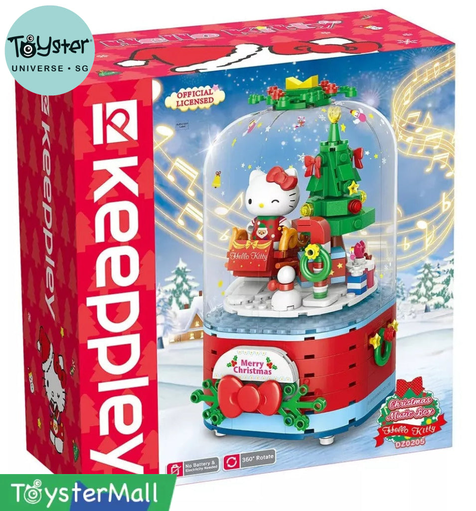 Keeppley Blocks Hello Kitty Christmas Music Box - TOYSTER – Toyster ...