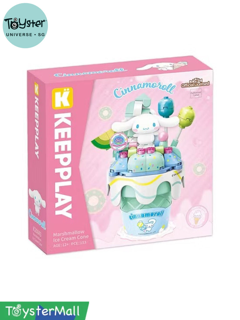 Keeppley Cinnamoroll Candy Floss Crispy Cone Sanrio