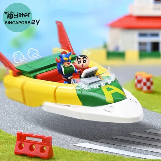 Keeppley Crayon Shin-Chan Building Blocks Action Kamen Spaceship C