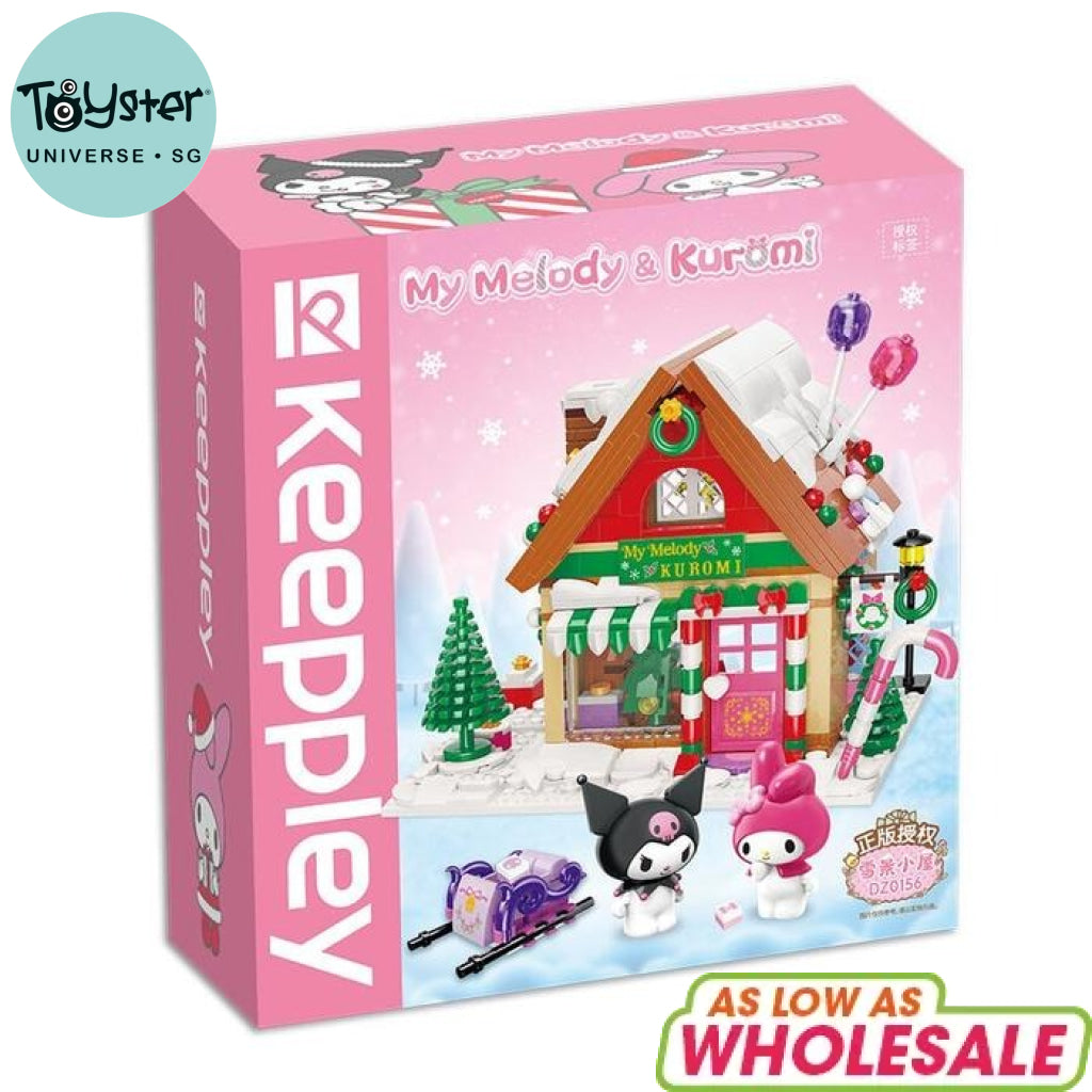 Keeppley Melody And Kuromi Christmas Snow House - Keeppley