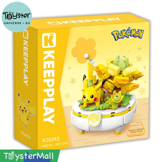 Keeppley Pikachu Themed Potted Plant Pokémon