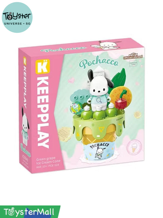 Keeppley Pochacco Green Crispy Cone Sanrio