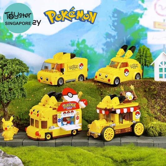 Keeppley Pokemon Building Blocks Pikachu Car Model Pokémon