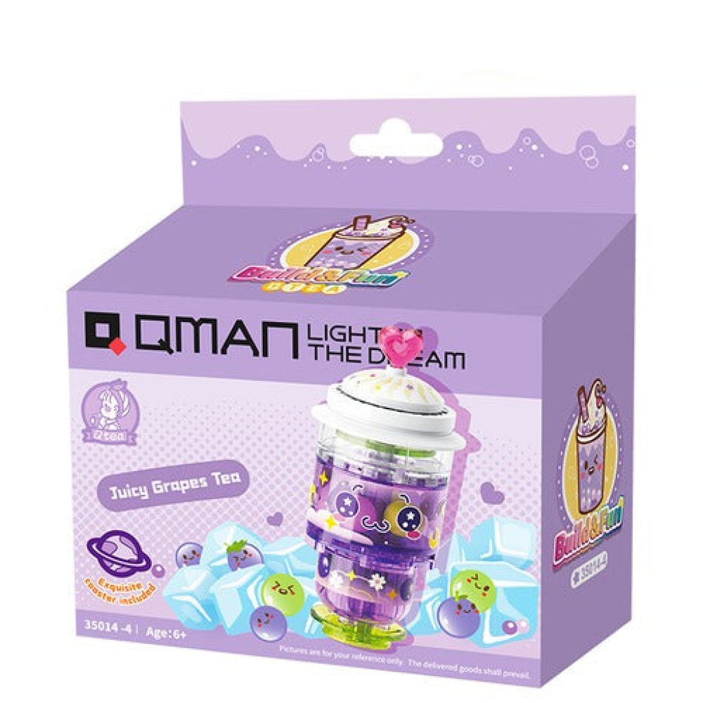 Keeppley Qman Lighten The Dream Juicy Grapes Tea Build & Fun - Keeppley