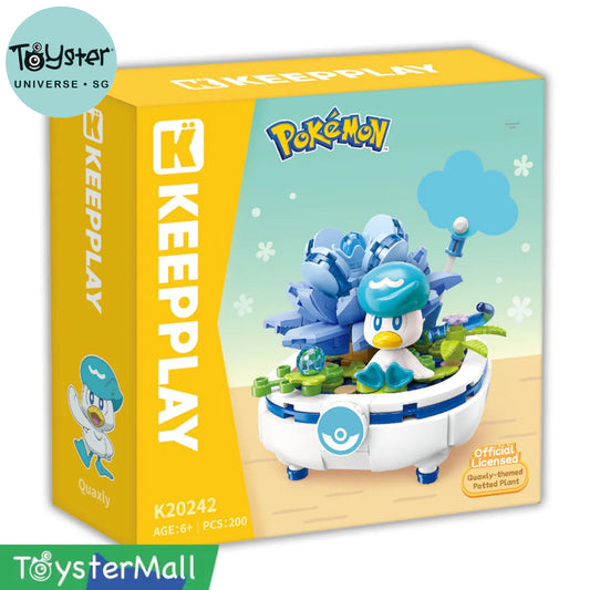 Keeppley Quaxly Themed Potted Plant Pokémon