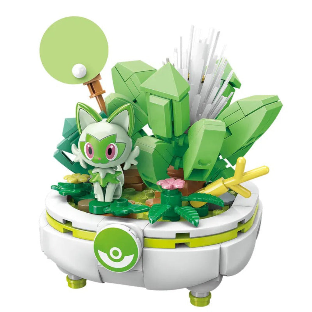 Keeppley Sprigatito Themed Potted Plant Pokémon