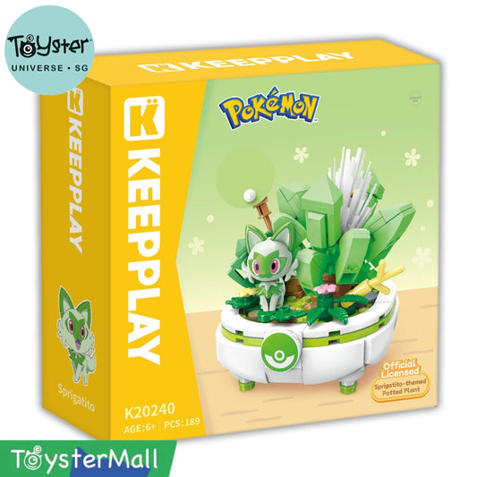 Keeppley Sprigatito Themed Potted Plant Pokémon