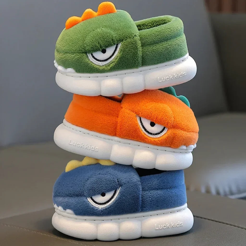 Kids Adorable Dinosaur Slippers