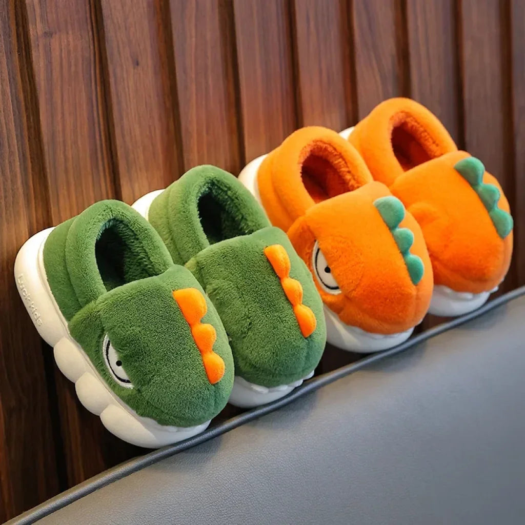 Kids Adorable Dinosaur Slippers