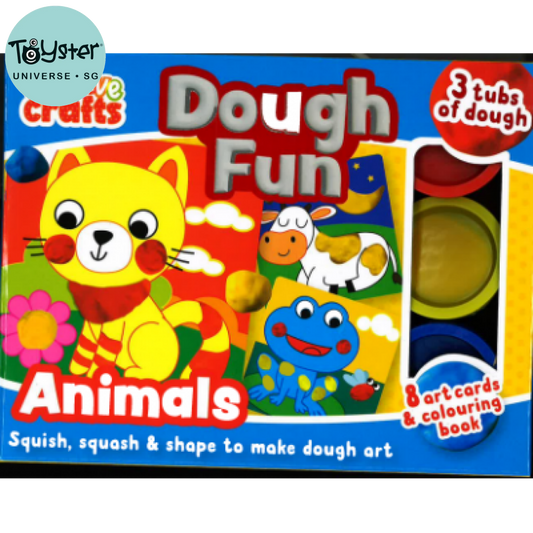 Kids Craft Kits: Dough Fun: Animals Bookoli