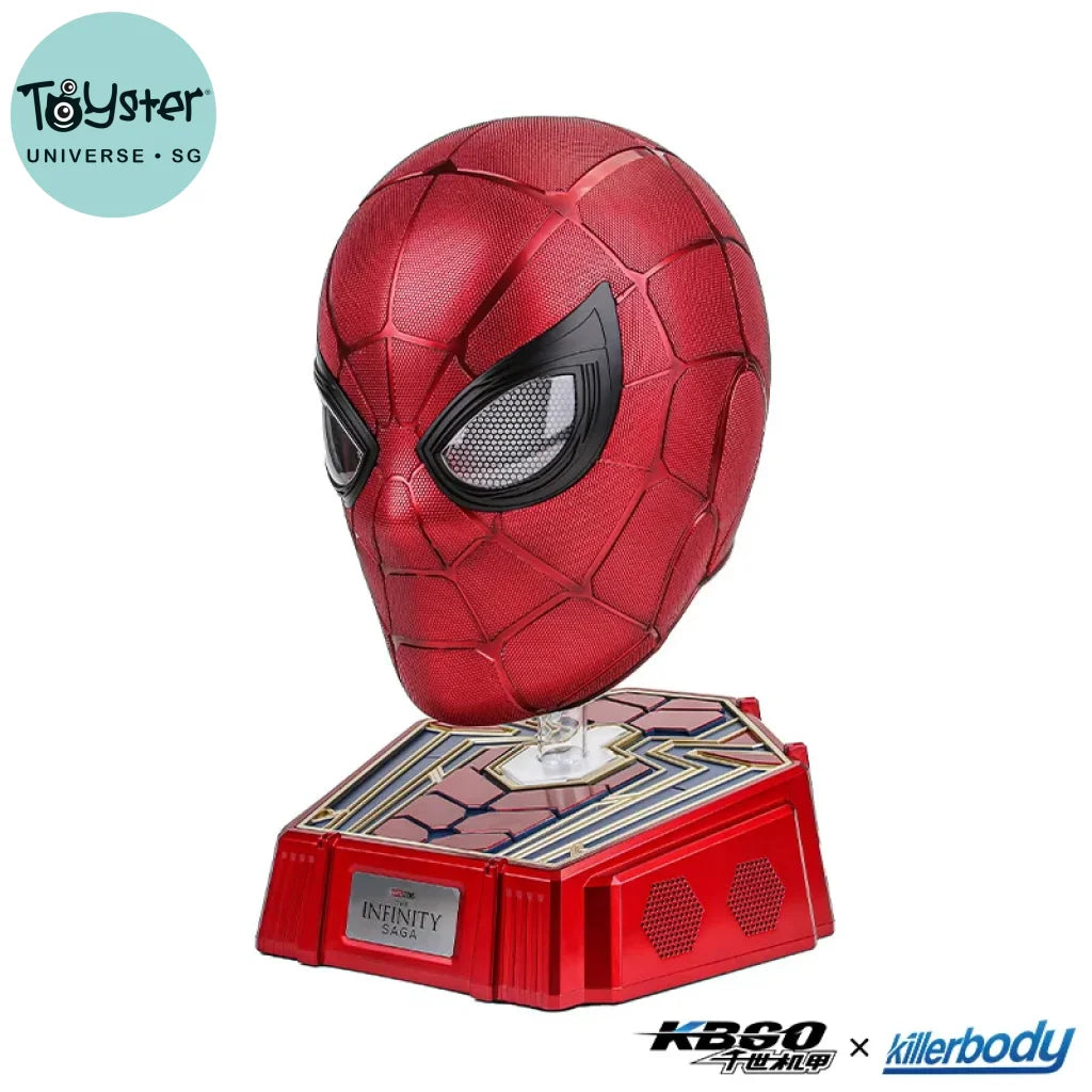 Killerbody Marvel 1: 1 Iron Spider Wearable Helmet With Bluetooth Speaker Base - Red / One Size / China Mainland