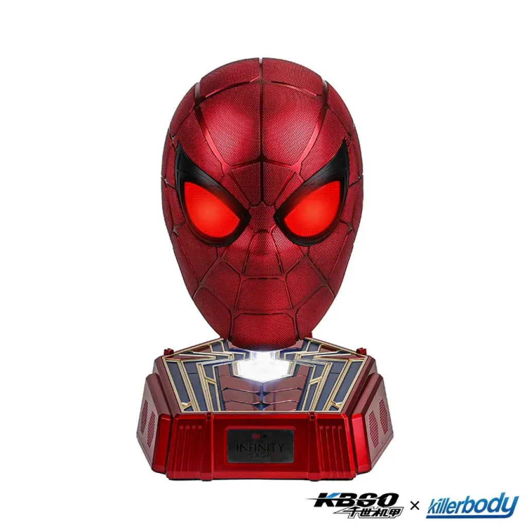 Killerbody Marvel 1: 1 Iron Spider Wearable Helmet With Bluetooth Speaker Base - Red / One Size / China Mainland