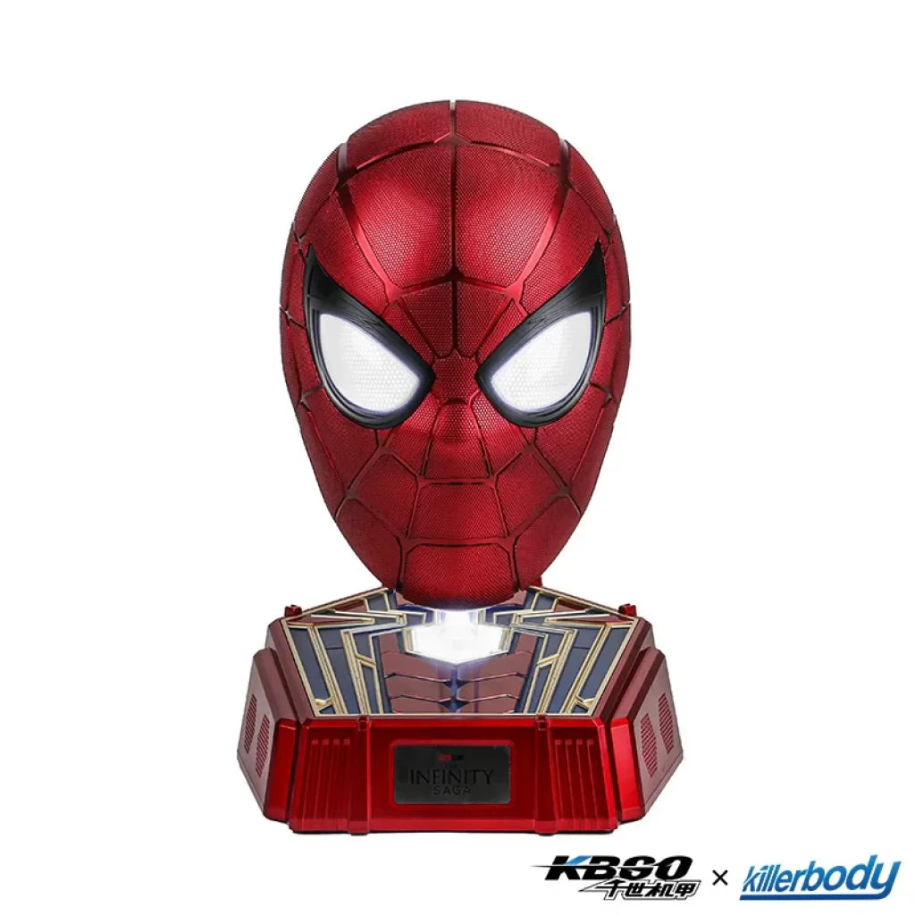 Killerbody Marvel 1: 1 Iron Spider Wearable Helmet With Bluetooth Speaker Base - Red / One Size / China Mainland