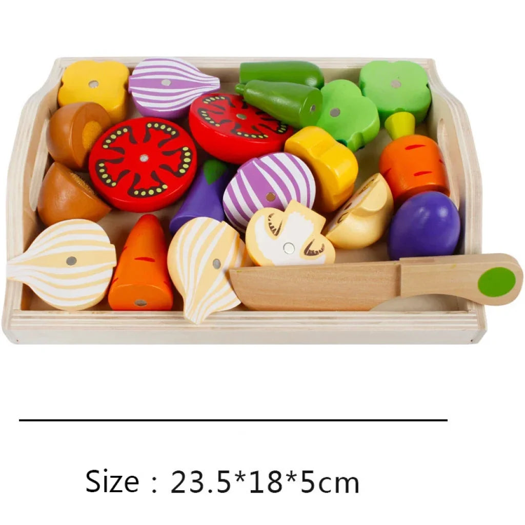 Kitchen Series Classic Wooden Pretend Play - F