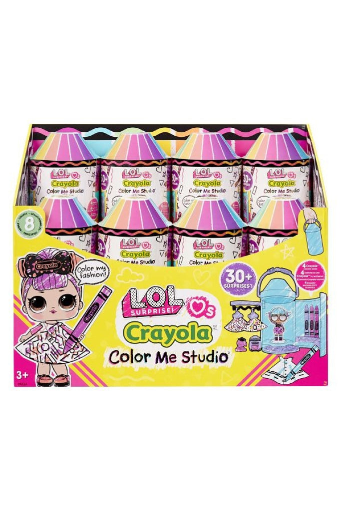 L.O.L. Surprise! Loves Crayola Color Me Studio - 1 Carton 1 Carton (8 Pieces) L.O.L. Surprise!