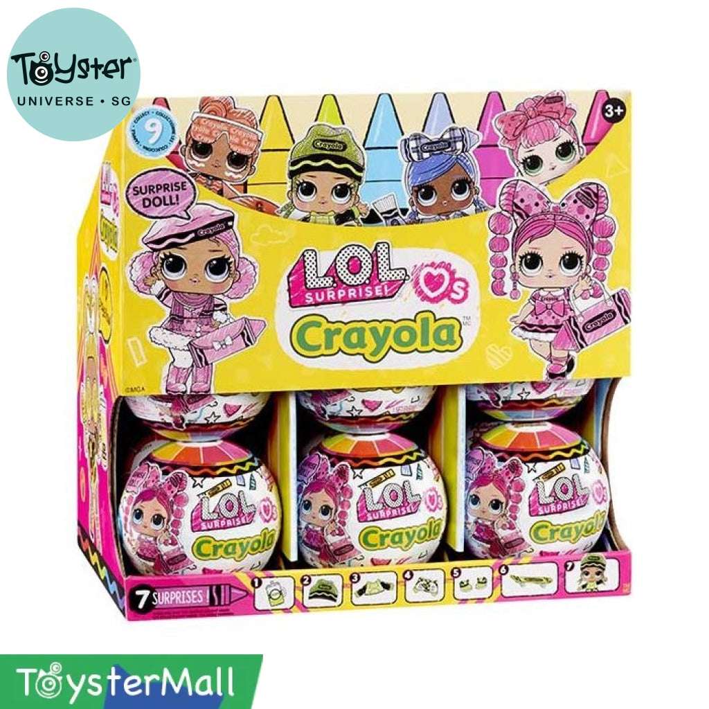 L.O.L. Surprise! Loves Crayola Tots - 1 Carton 1 Carton - 12 Pieces L.O.L. Surprise!