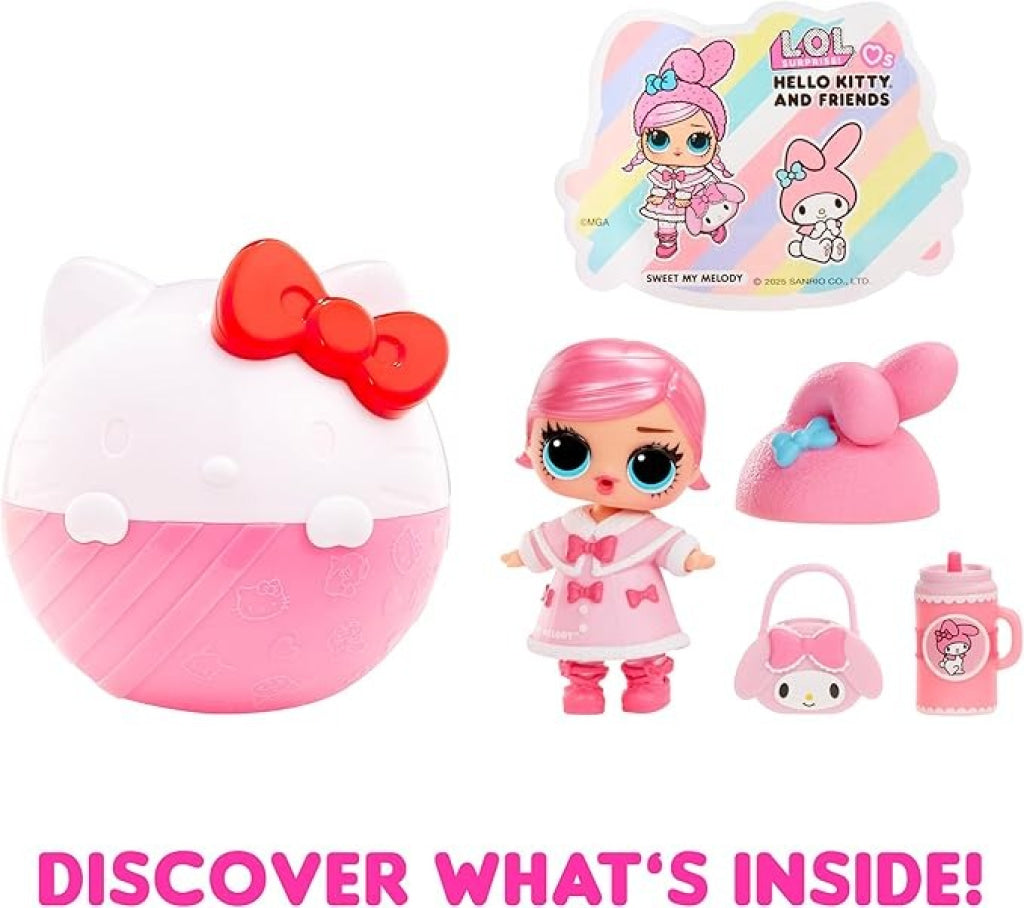 L.o.l. Surprise! Loves Hello Kitty & Friends Tots Core Characters - Assorted