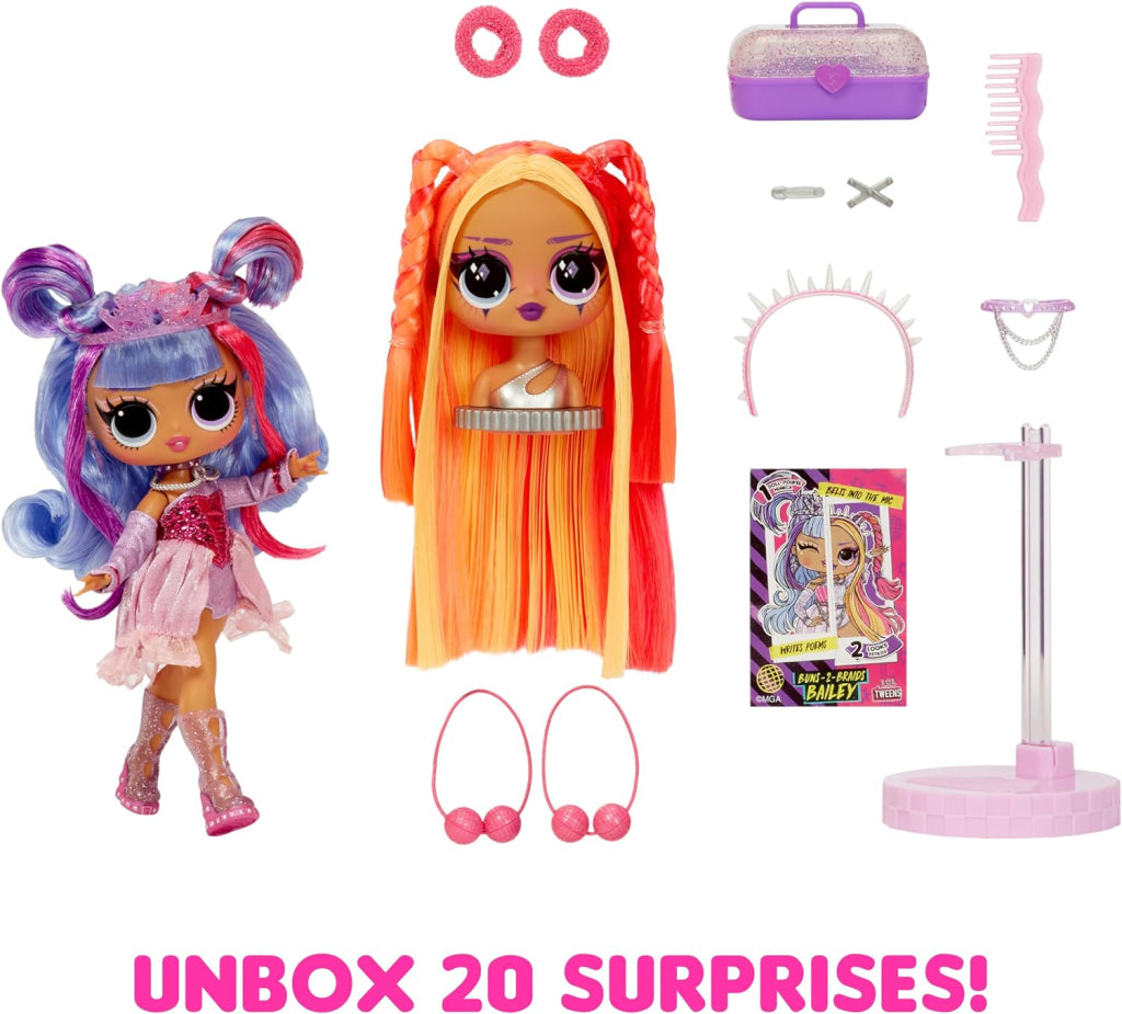 L.o.l. Surprise Tweens Swap Series - Buns-2-Braids Bailey Surprise!